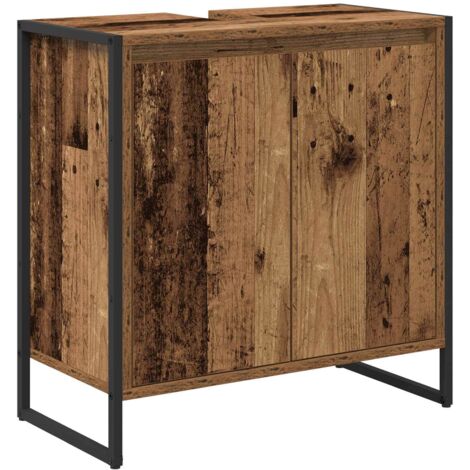 vidaXL  Bathroom Cabinet  Old Wood 60 x 30 x 60 cm Engineered Wood