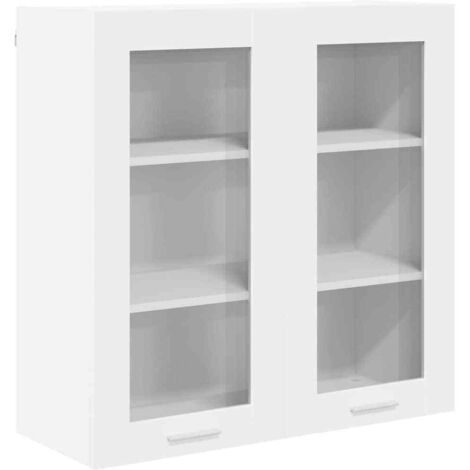 vidaXL  Hanging Cabinet  with Door White 80 x 31 x 80 cm Engineered Wood (1/5)
