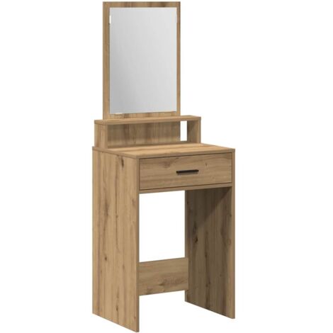vidaXL Dressing Table Artisan Oak 50 x 41 x 140 cm Engineered Wood