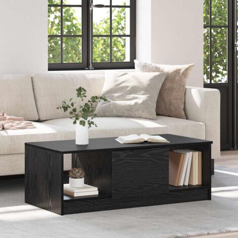 Table basse Chêne noir 100 x 50 x 36 cm Bois d'ingénierie vidaXL