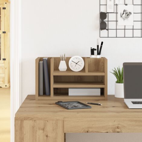 vidaXL Desk Organiser Artisan Oak 44.5 x 24 x 25 cm Engineered Wood