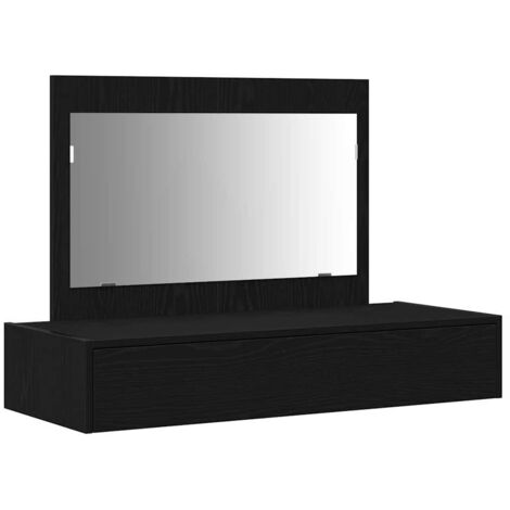 Table de Toilette Noir 100 x 40 x 70 cm Bois d'ingénierie vidaXL