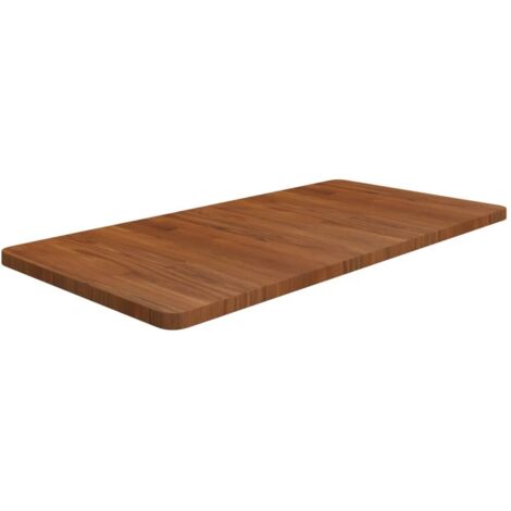 Comptoir de salle de bain Marron foncé 100x50x2,5cm Bois traité vidaXL