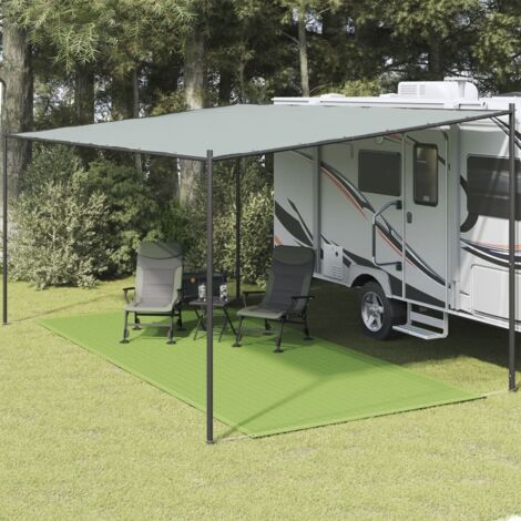 vidaXL Tent Carpet Light Green 250x500 cm HDPE (1/5)