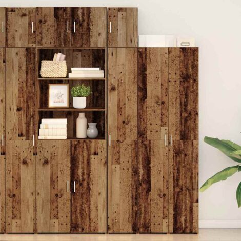 vidaXL  Wall-Mounted Cabinet  Wall-mounted Old Wood 30 x 42.5 x 39.5 cm