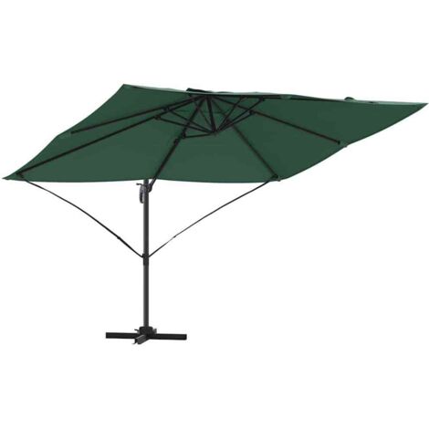 Parasol Vert 351 x 250 x 260 cm Polyester et Aluminium vidaXL (1/5)