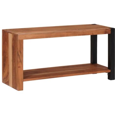 vidaXL Bookshelf Brown 80 x 30 x 40 cm Solid Acacia Wood (1/5)