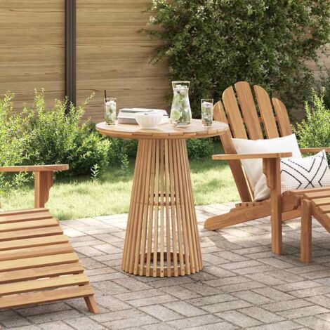 Table de jardin pour repas Marron 70 x 70 x 75 cm vidaXL