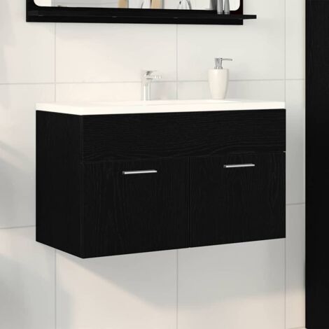 Armoire d'évier avec porte 38,5 x 100 x 46 cm Bois d'ingénierie vidaXL