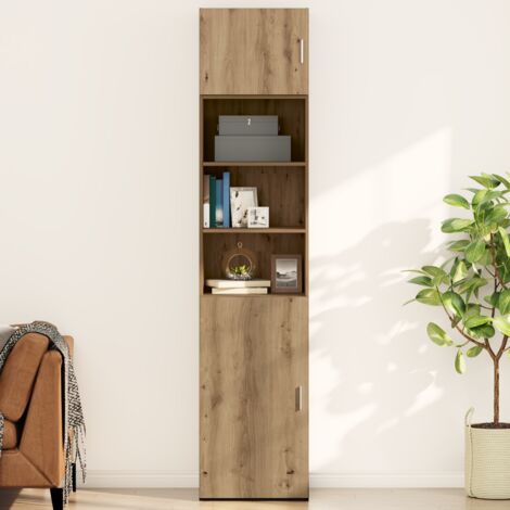 Vidaxl – Meuble mural en bois d'ingénierie chêne artisanal 50 x 42,5 x 40 cm – Design rustique – Grand espace de rangement