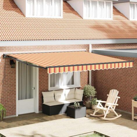 vidaXL  Awning Frame  Multicolour 400 x 300 cm Polyester with PU coating