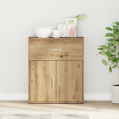 Buffet Chêne artisanal 60 x 31 x 70 cm Bois d'ingénierie vidaXL