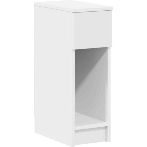 Table de chevet avec tiroir blanc 20x36x60 cm vidaXL