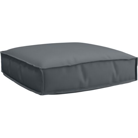 Coussin pour assise de palette Anthracite 60 x 60 x 12 cm vidaXL