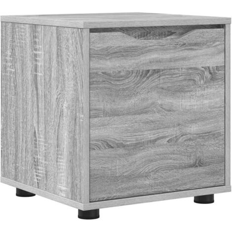 vidaXL Bathroom Cabinet Grey Sonoma 40.5 x 40 x 44 cm Engineered Wood
