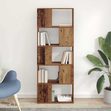Support TV Bois ancien Bois d'ingénierie 60 x 24 x 155 cm vidaXL (1/5)