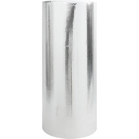 vidaXL Radiator Heat Reflector Silver 10 x 1 m Polyethylene