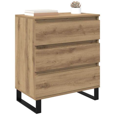 vidaXL Sideboard Artisan Oak 60 x 35 x 70 cm Engineered Wood (1/5)