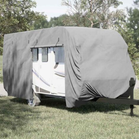 Housse de caravane gris 550x250x220 cm tissu non tissé vidaXL273447