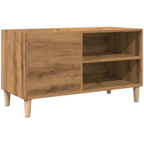 vidaXL Record Cabinet Artisan Oak 84,5x38x48 cm Engineered Wood