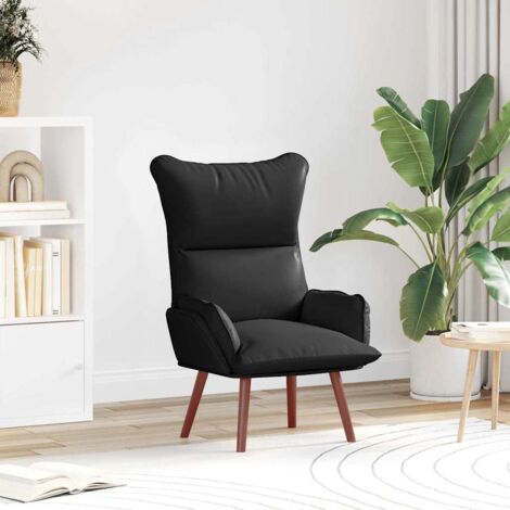 vidaXL Armchair Black 69 x 74 x 93 cm Artificial Leather (1/5)