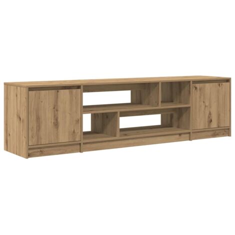 vidaXL TV Cabinet Artisan Oak 188,5x41x50 cm Engineered Wood