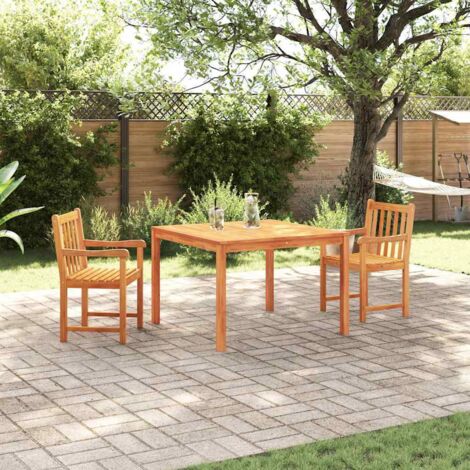 vidaXL Garden Dining Set 3 pcs Brown Solid Acacia wood (1/5)