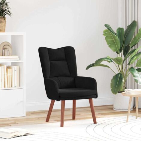 vidaXL Armchair Black 63 x 67 x 94 cm Velvet (1/5)