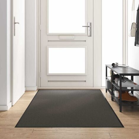 vidaXL Doormat Other Anthracite and Black 120 x 250 cm