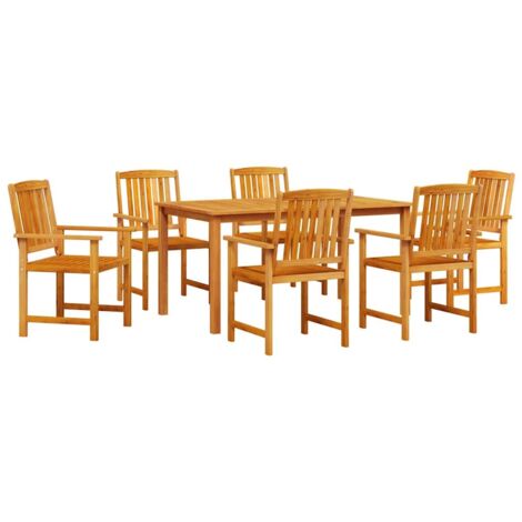 vidaXL Garden Dining Set 5 pcs Brown Solid Acacia Wood (1/5)