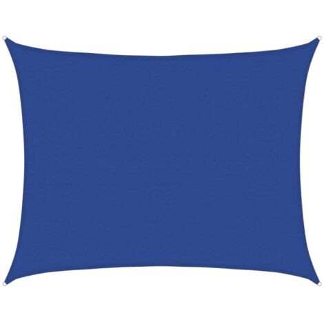 vidaXL Sunshade Sail 160 g/m² Rectangular Blue 6x8 m HDPE
