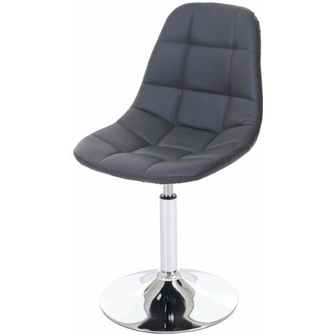 Chaise de bureau Scandinave Ergonomique moderne en velours gris - Conforama