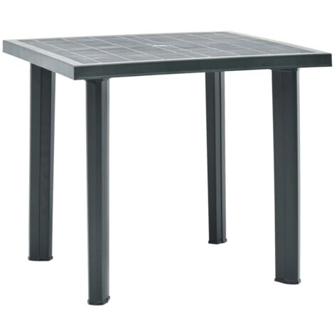 Table de jardin Vert 80x75x72 cm Plastique vidaXL