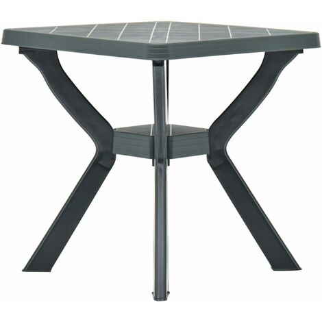 vidaXL Bistro Table Green 70x70x72 cm Plastic