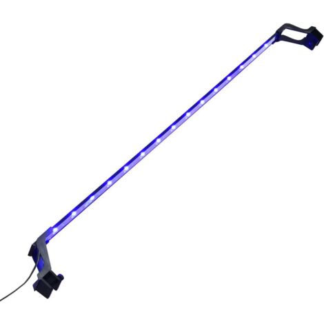 Lampe à LED d'aquarium avec pinces 115-130 cm Bleu et blanc vidaXL