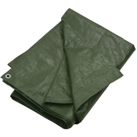 vidaXL Tarpaulin 180 g/m² 8x10 m Green HDPE