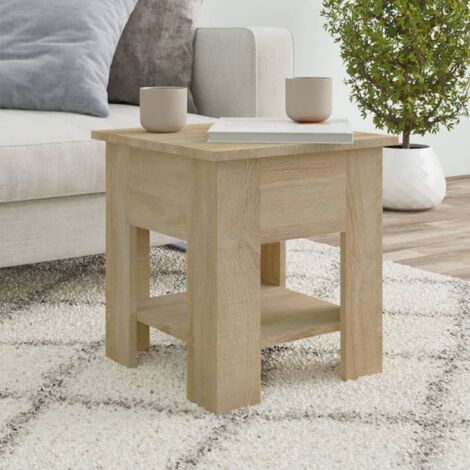 Table basse chêne sonoma 40x40x42 cm bois d'ingénierie vidaXL