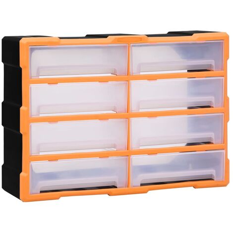 Organisateur multi-tiroirs avec 8 grands tiroirs 52x16x37 cm vidaXL