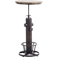 Table ronde de Ø 60 cm dans un style idistal réglable en différentes couleurs hauteur colore : Bronze