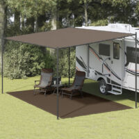 vidaXL Tent Carpet 300x500 cm Brown
