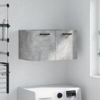 vidaXL Wall Cabinet Concrete Grey 60x36.5x35 cm Engineered Wood
