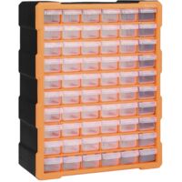 Organisateur multi-tiroirs avec 60 tiroirs 38x16x47,5 cm