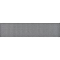 vidaXL Tapis de couloir Gris foncé 50x250 cm