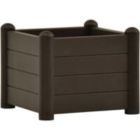 Lit surélevé de jardin PP Moka 43x43x35 cm