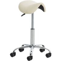 Tabouret de travail Reno en crème -likele