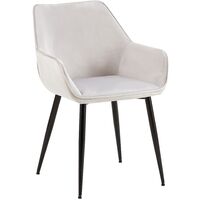 Vessa Grey Vintage chaise, velours