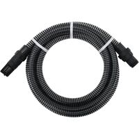 Tuyau d'aspiration avec raccords en PVC noir 1" 10 m PVC vidaXL