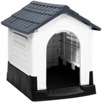 Maison de chien gris 57x68x66 cm dans le polipropylène Cuccia extérieur