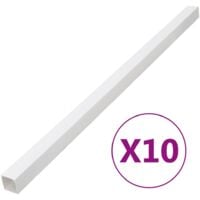 Goulotte de câble 40x40 mm 10 m PVC