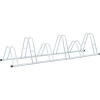 vidaXL Bicycle Stand for 6 Bikes Floor Freestanding Galvanised Steel